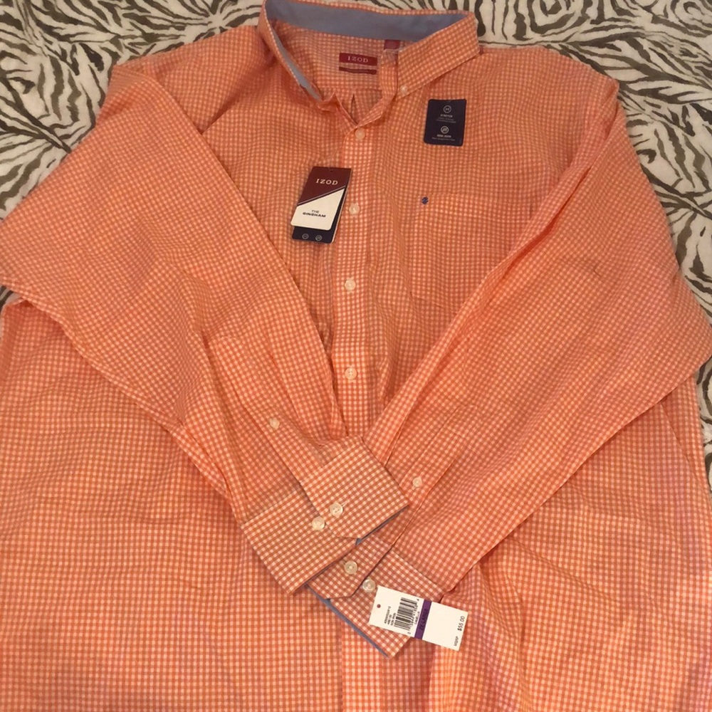 IZOD non-iron stretch XXL the gingham
